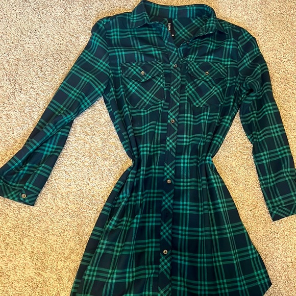 Lily White Dresses & Skirts - Tartan Dress